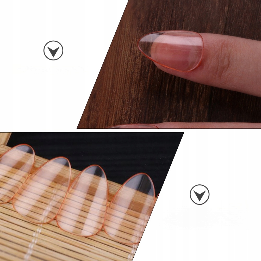 TERAHERTZ GUA SHA TOOL GUASHA PIPA NAILS AKCESORIA 5 SZT Kolor pomarańczowy