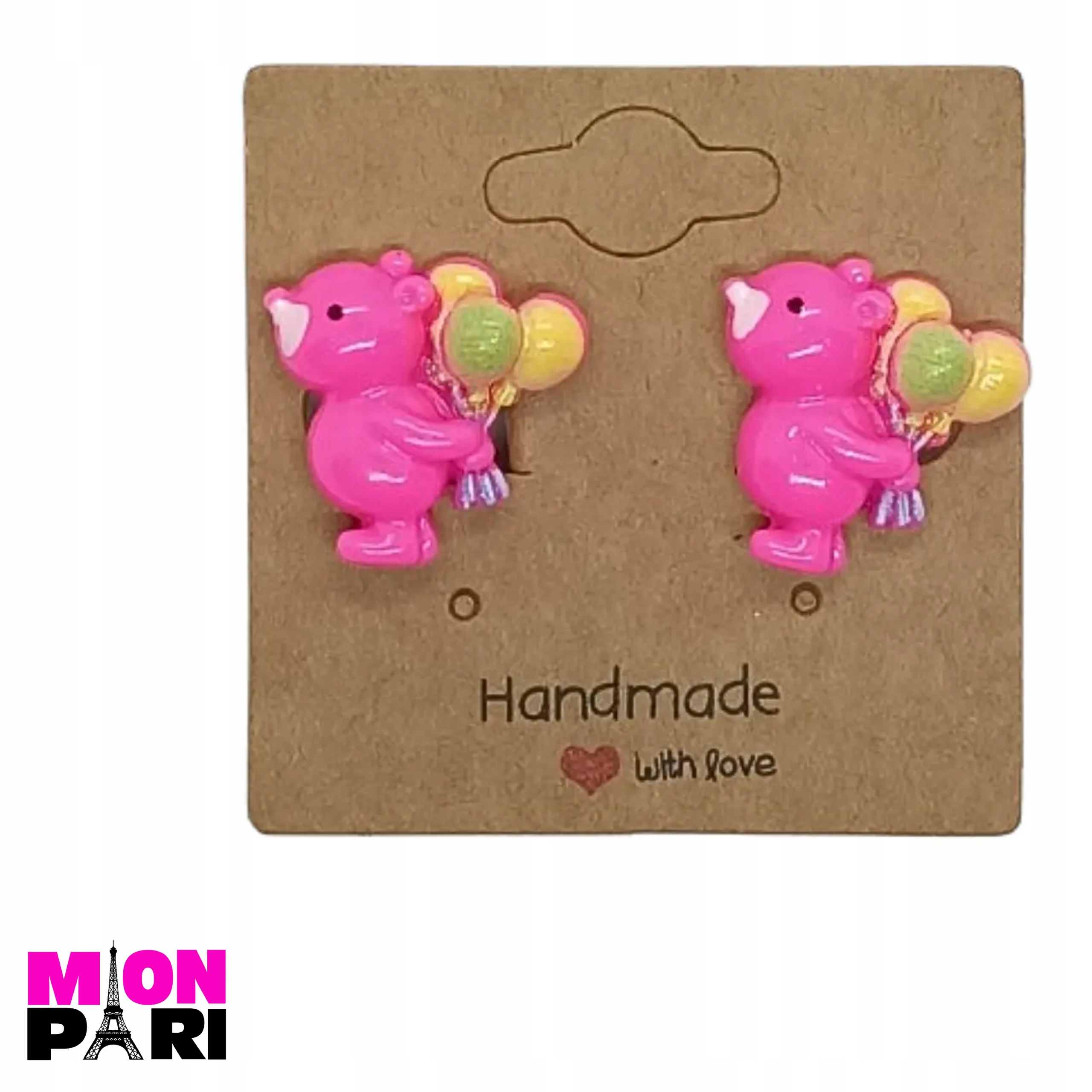 klipsy kolczyki dzieci dziewczynki biżuteria okazje RĘCZNIE ROBIONE TRWAŁE