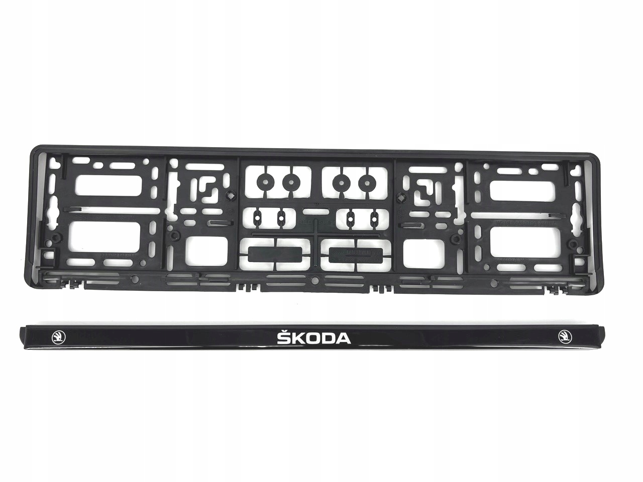 

Ramki Żelowe Pod Tablice Rejestracyjne Skoda Czerń