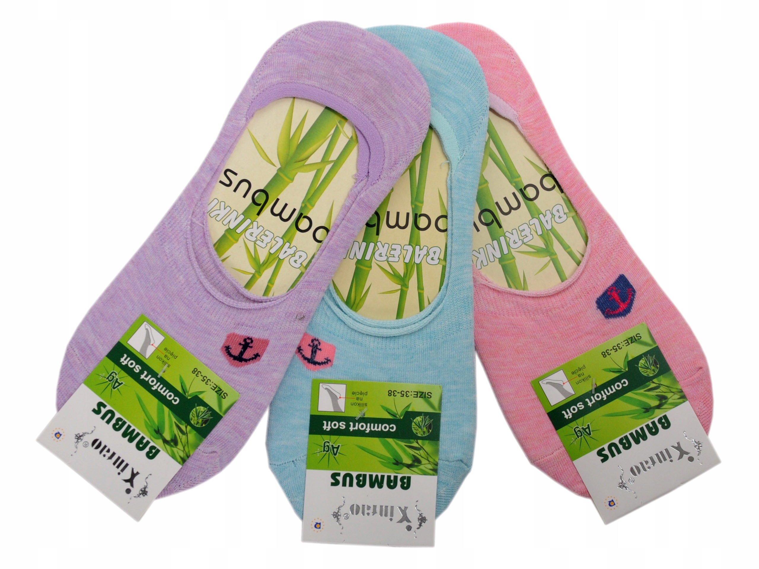

Skarpetki Stopki Kotwice 85% Bambus r.39-41