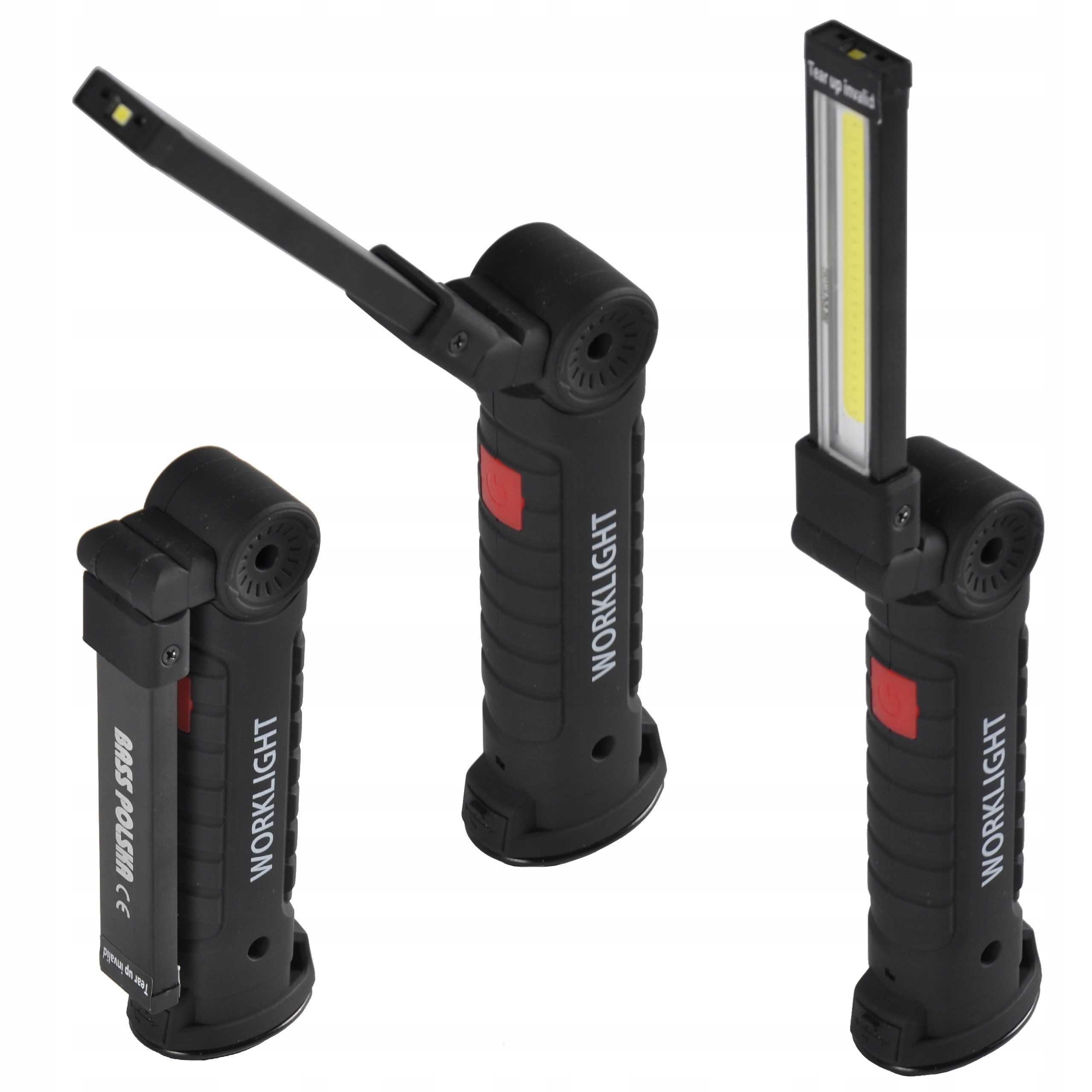

Lampa Warsztatowa Led Cob Wąska Latarka Magnes