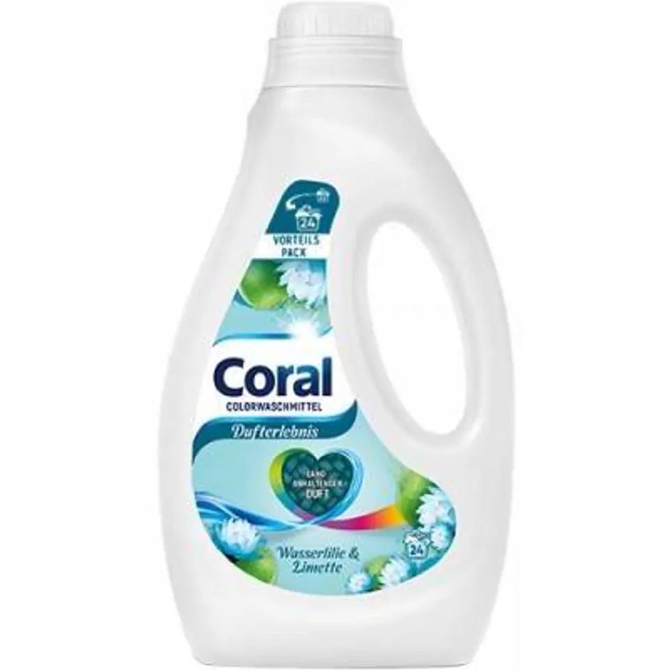 

Coral 20 prań płyn do prania 1l Kolor Wasserlilie