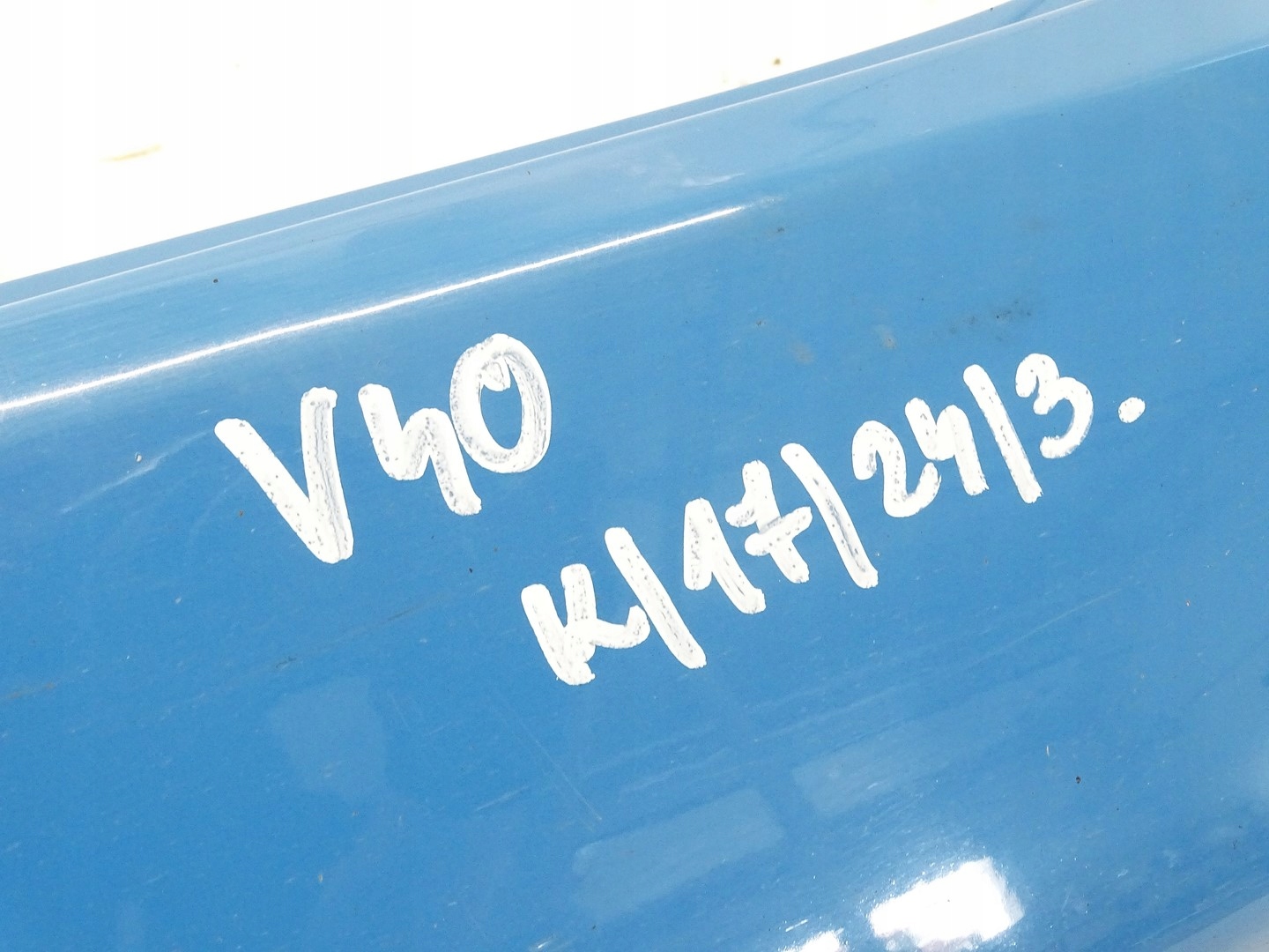 moulding cap threshold left VOLVO V40 II R-design REBEL BLUE