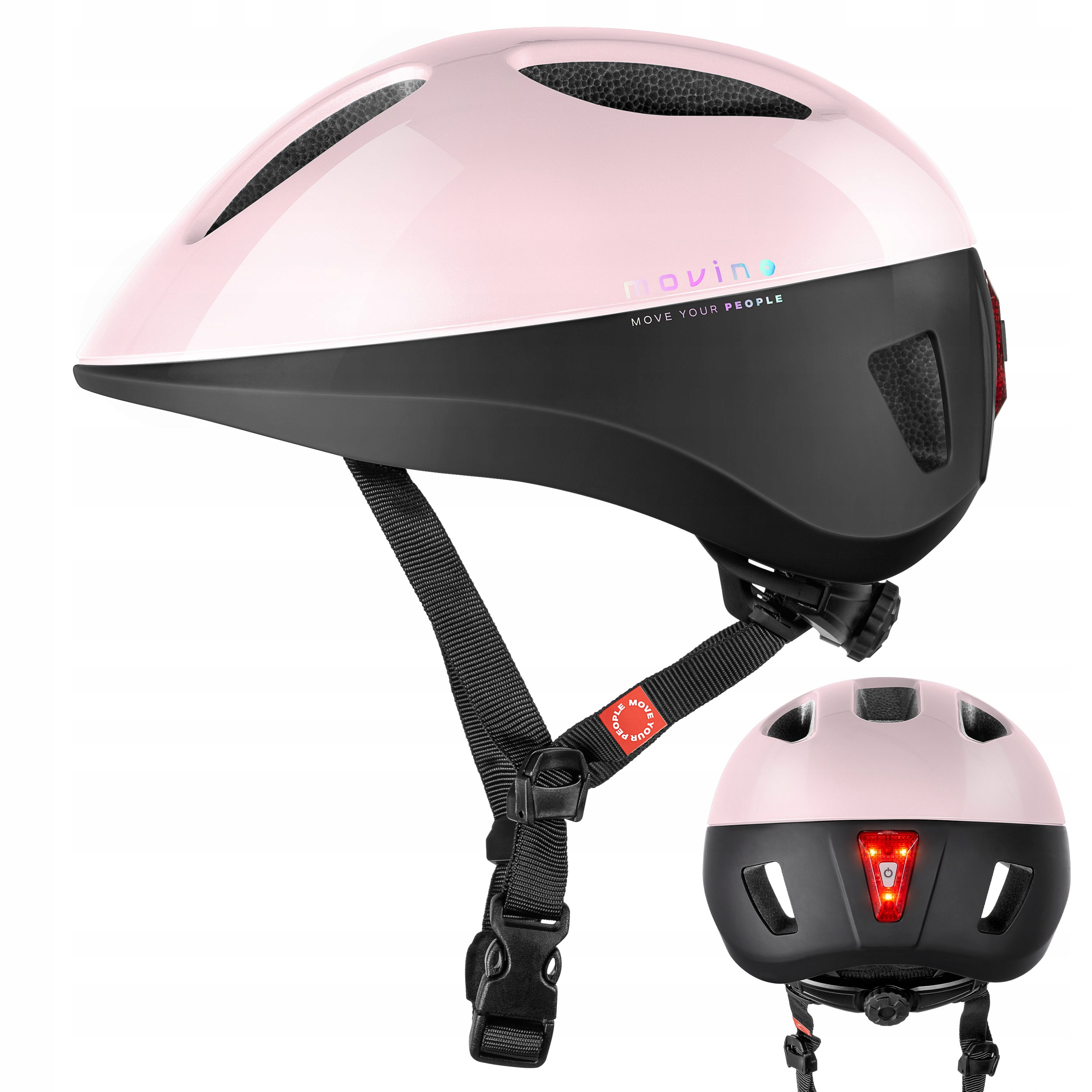 Cyklistická přilba Movino Eclipse s Led pro děti i dospělé, lehká, 230 g