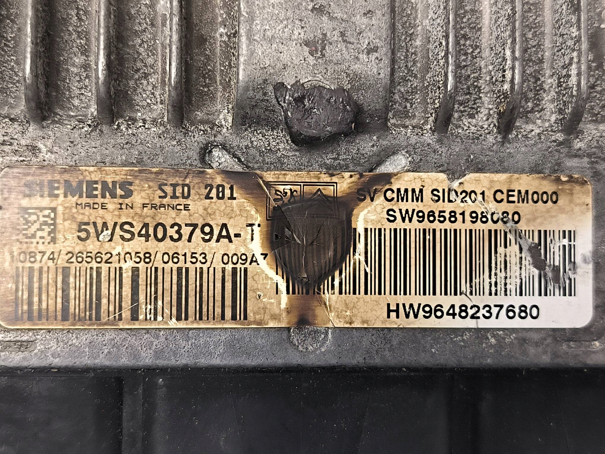 Computer 5WS40379A-T 2.7 HDI CITROEN C6