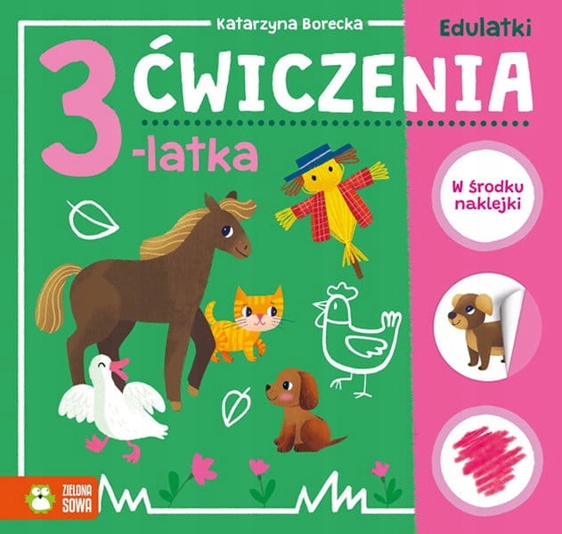 

Edulatki Ćwiczenia 3-latka z naklejkami Zabawa