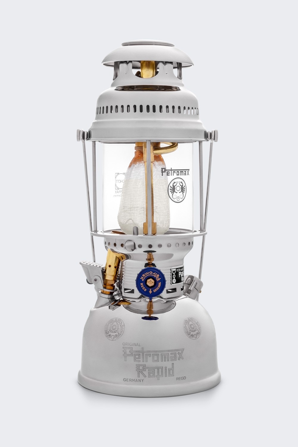 Petrolejová tlaková lampa Petromax HK500 Chrome