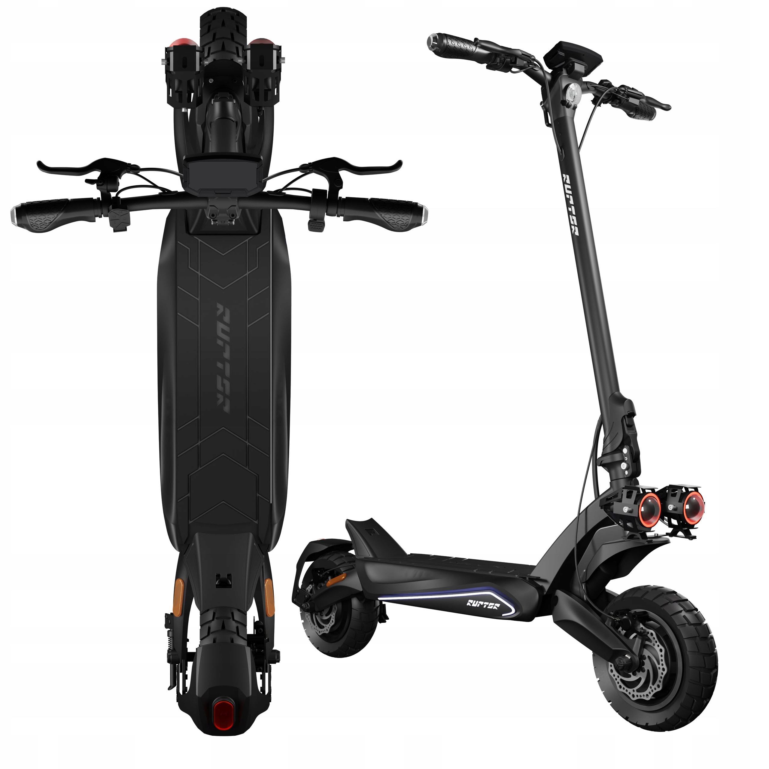 Ruptor R6 V4 Black – Pojazd Elektryczny 2400W do 80 km jazdy 55km/h