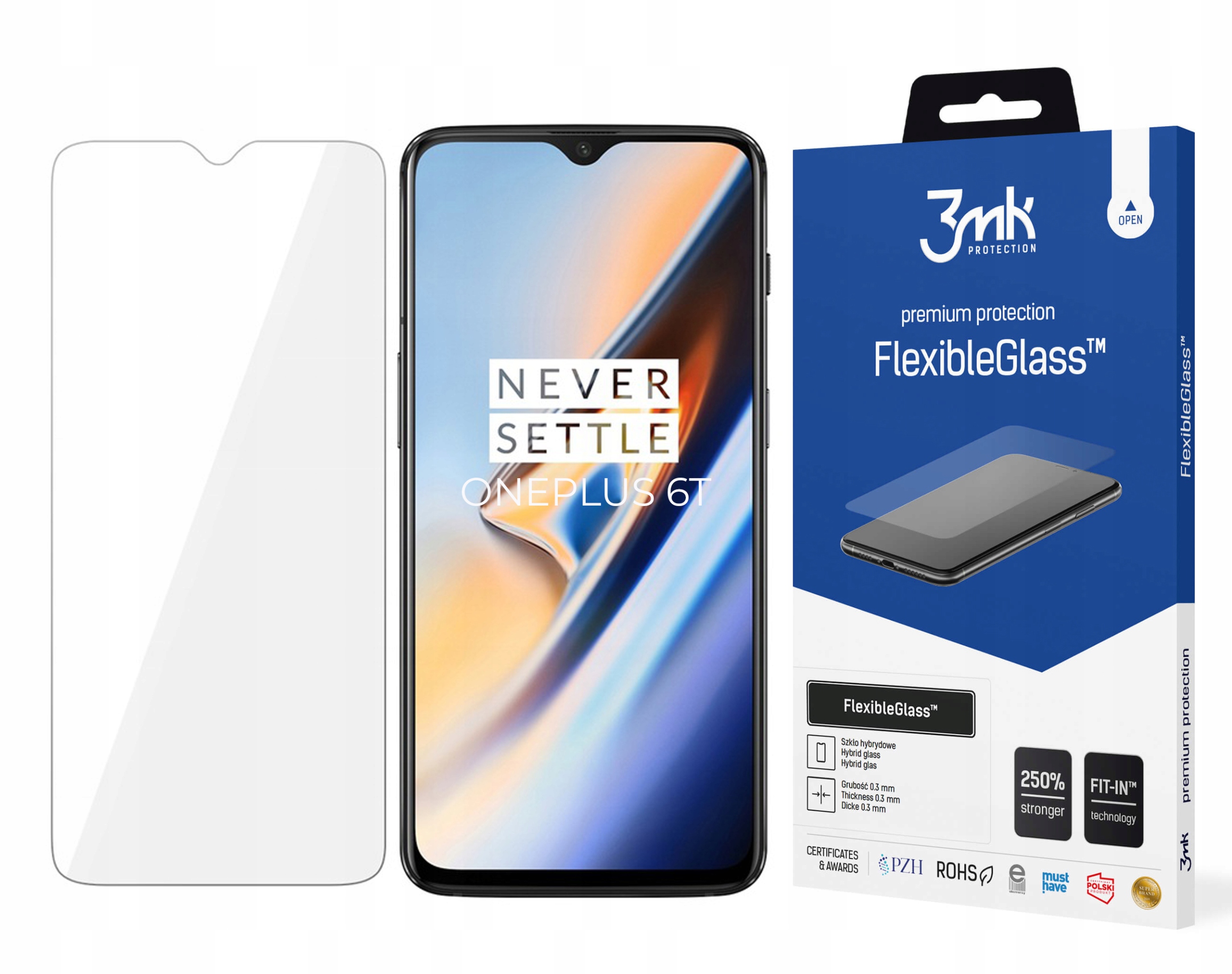 

3mk Szkło FlexibleGlass do OnePlus 6T