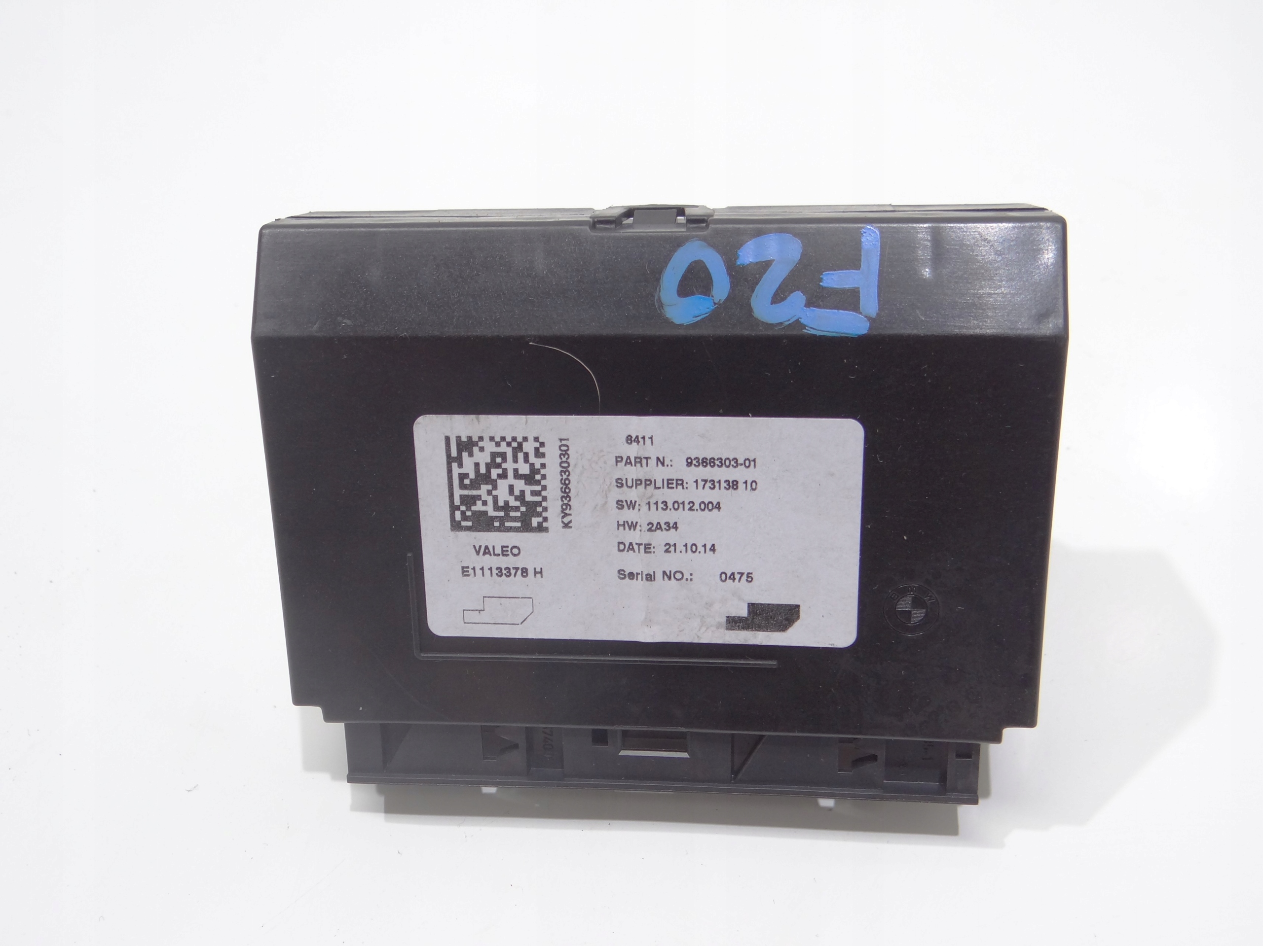 module control unit KLIMTYZACJI BMW F20 F30 9366303