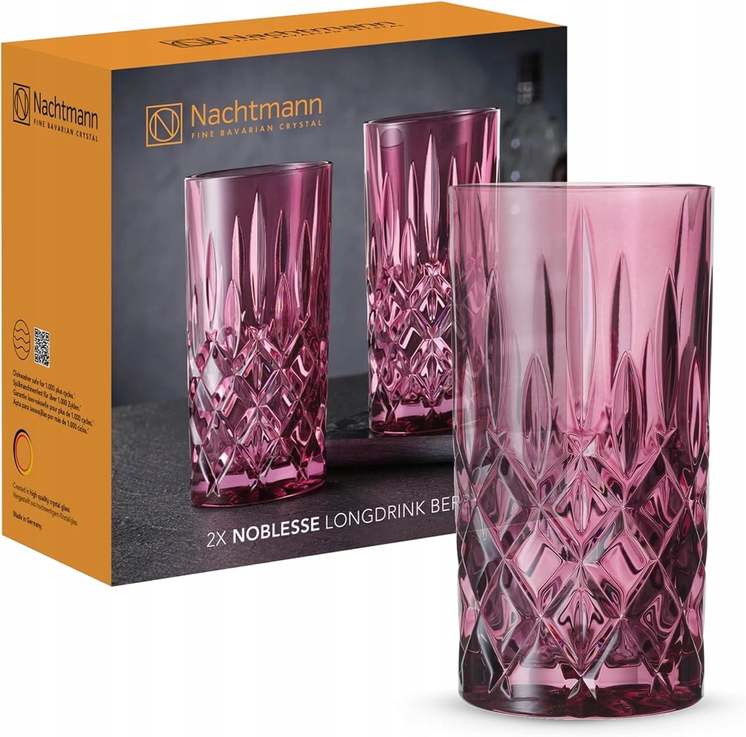 Sklenice Nachtmann 395 ML Longdrink Vintage Pink