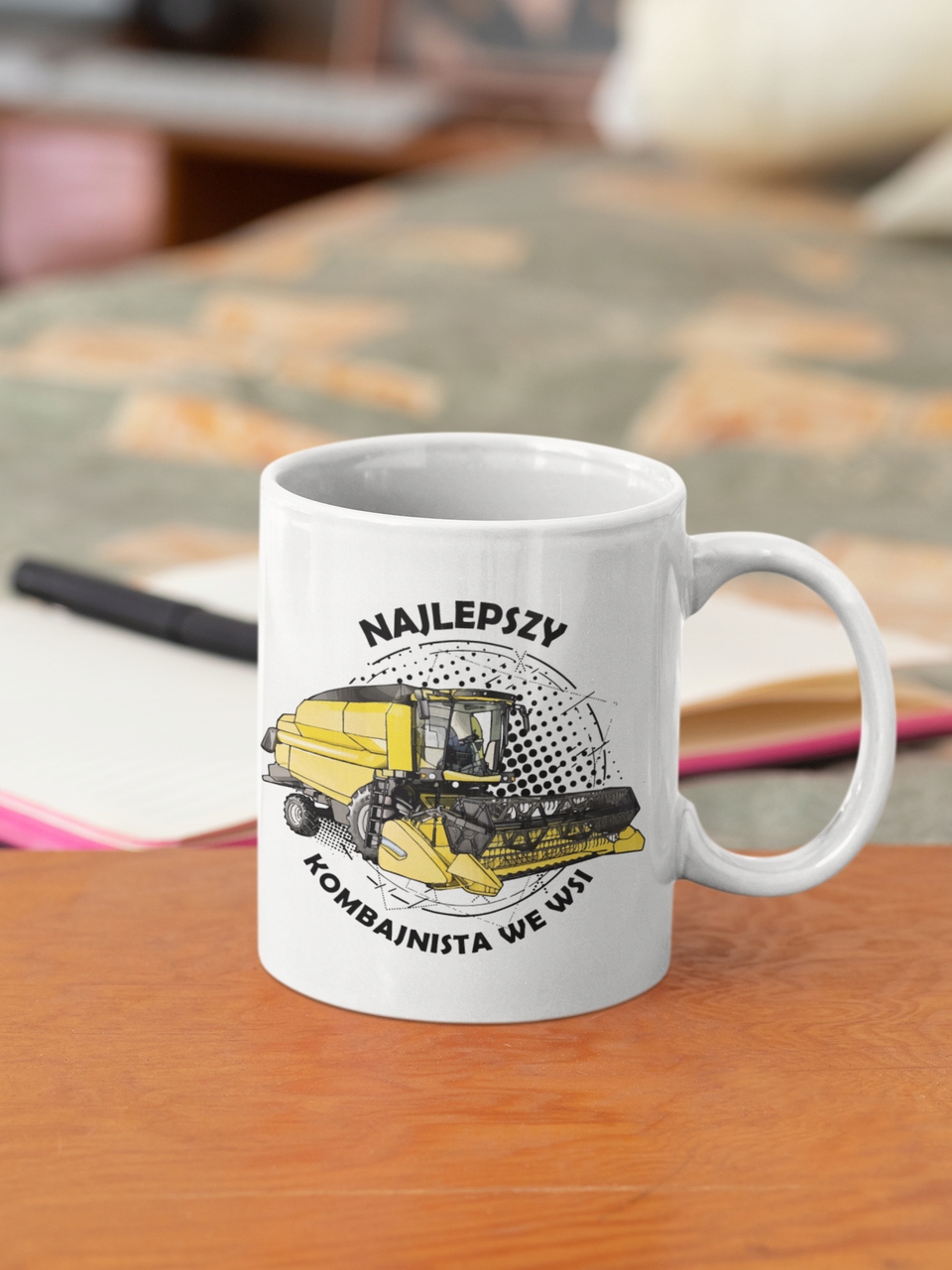 KUBEK PREZENT TATA DZIADEK WUJEK BRAT KOMBAJN Pojemność 330 ml