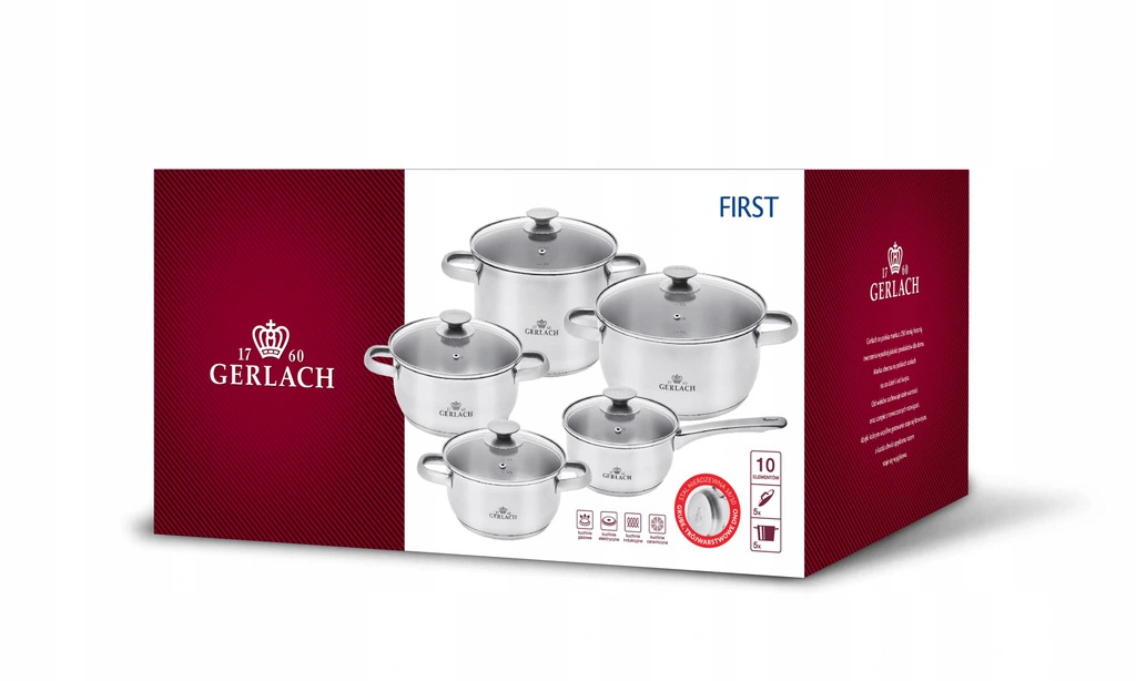 GERLACH FIRST ZESTAW GARNKÓW 10 ELEMENTÓW