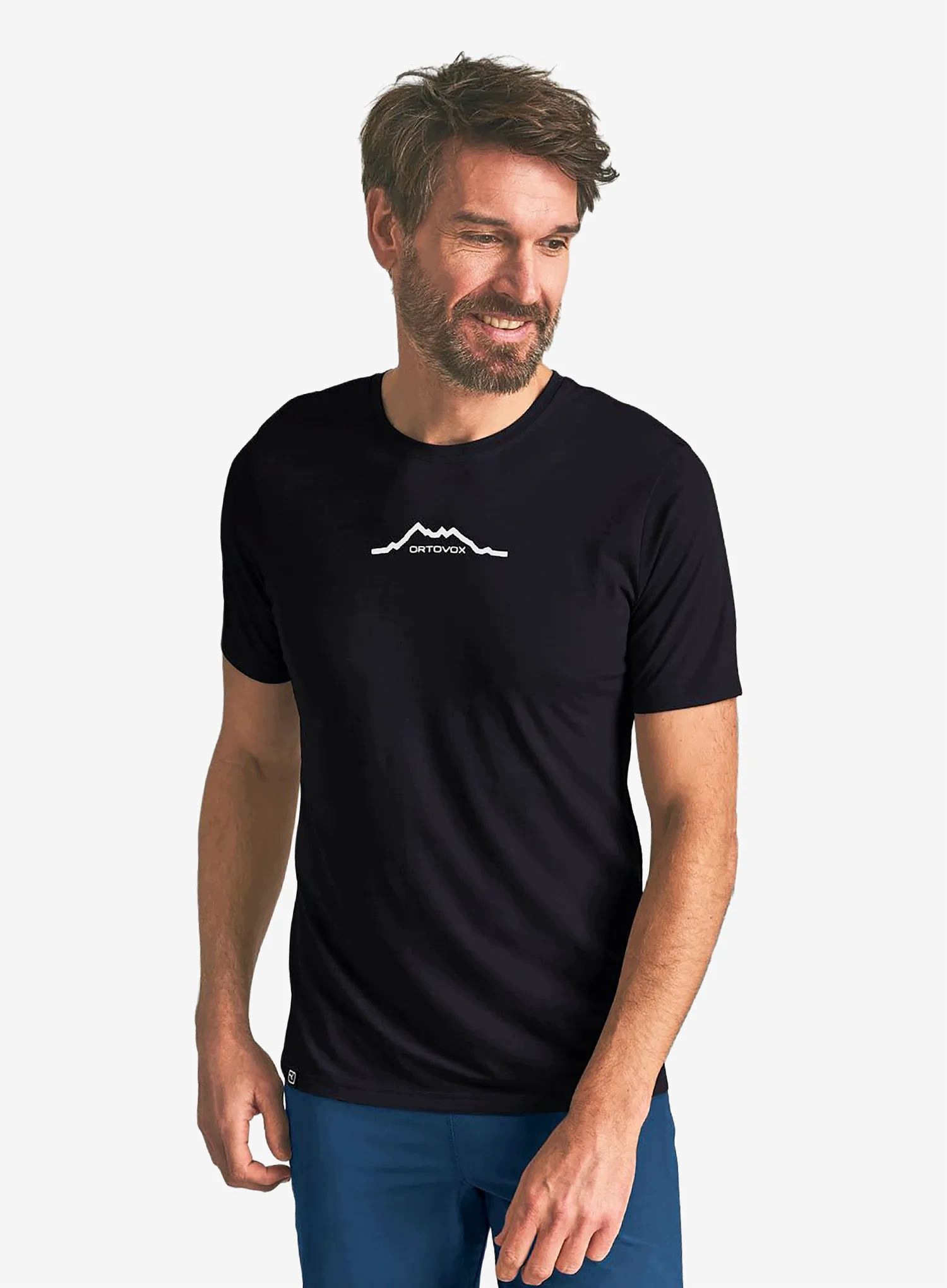 Koszulka z nadrukiem Ortovox 150 Cool Mountain Ts black raven S