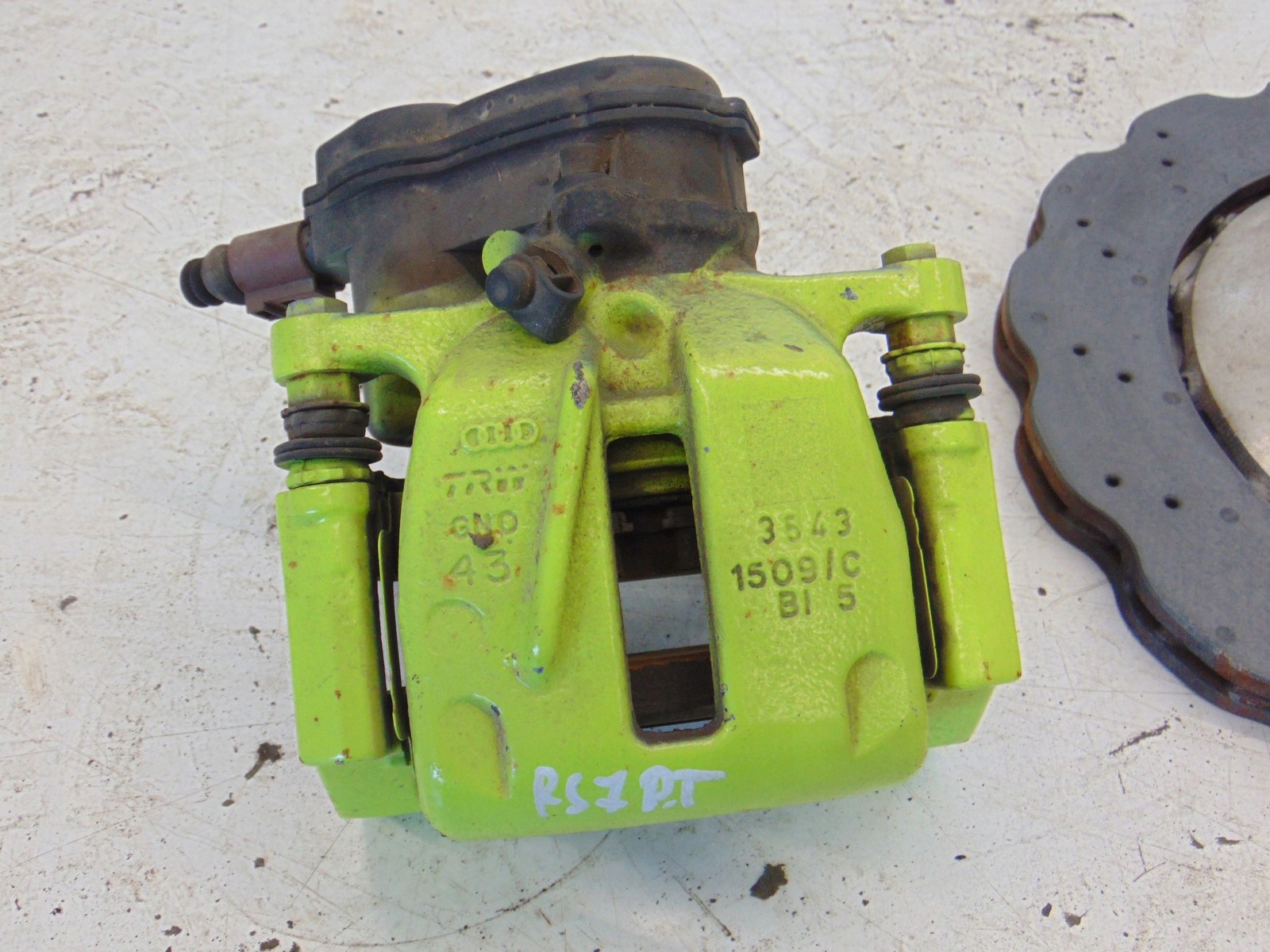 KPL SWAP DISCS CALIPERS FRONT FRONT REAR PART REAR. AUDI RS7 RS6 4.0 TFSI 4G8