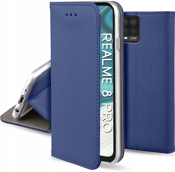 

Etui do Realme 8 8 Pro Smart Magnet Case Szkło