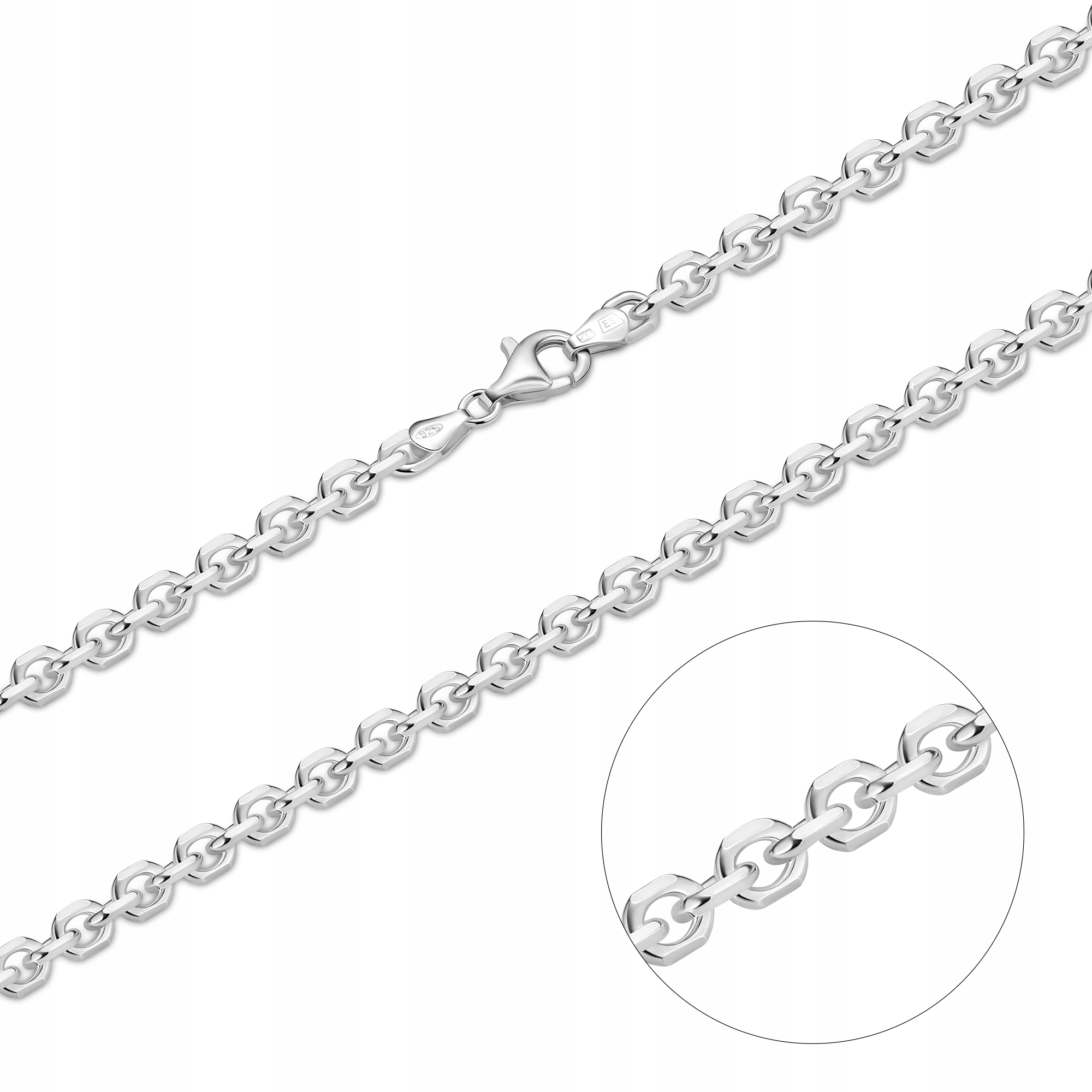 Stříbrný Náramek Ankier 5,2mm/18cm M.jopek