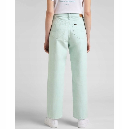 Dámské široké kalhoty Lee Wide Leg Long Turqoise L31ZOL94 29/33