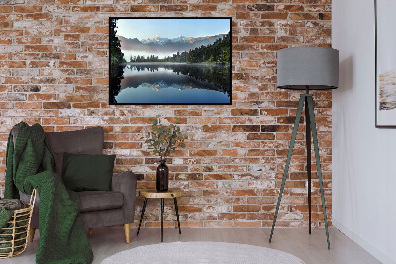 OBRAZ PLAKAT W RAMIE 33x43 cm Góry P1804 Tematyka pejzaże