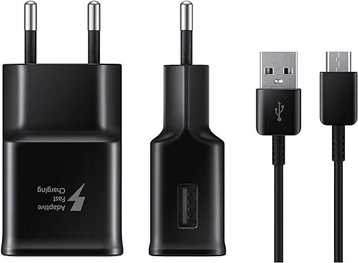 ŁADOWARKA SIECIOWA EP-TA20EBE 20W Z KABLEM MicroUSB CZARNA