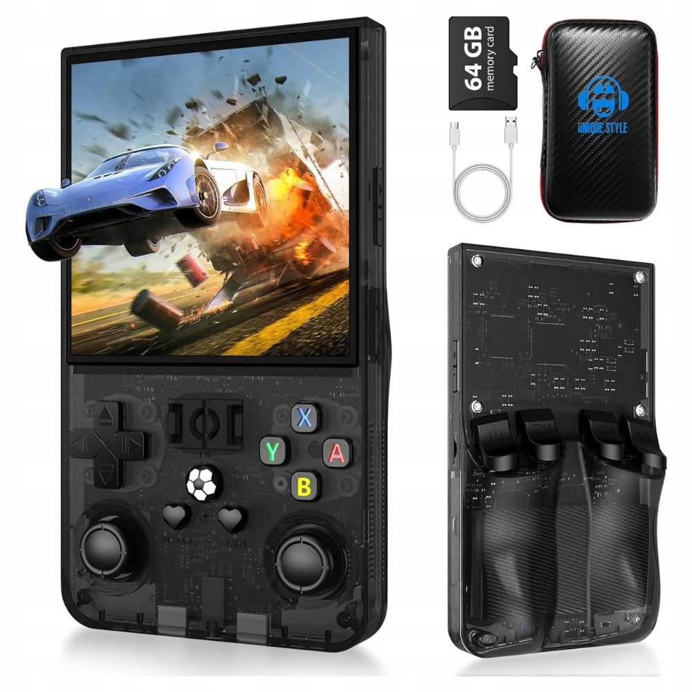 Konsola do gier R36 Max Linux 64GB – handheld retro emulacja