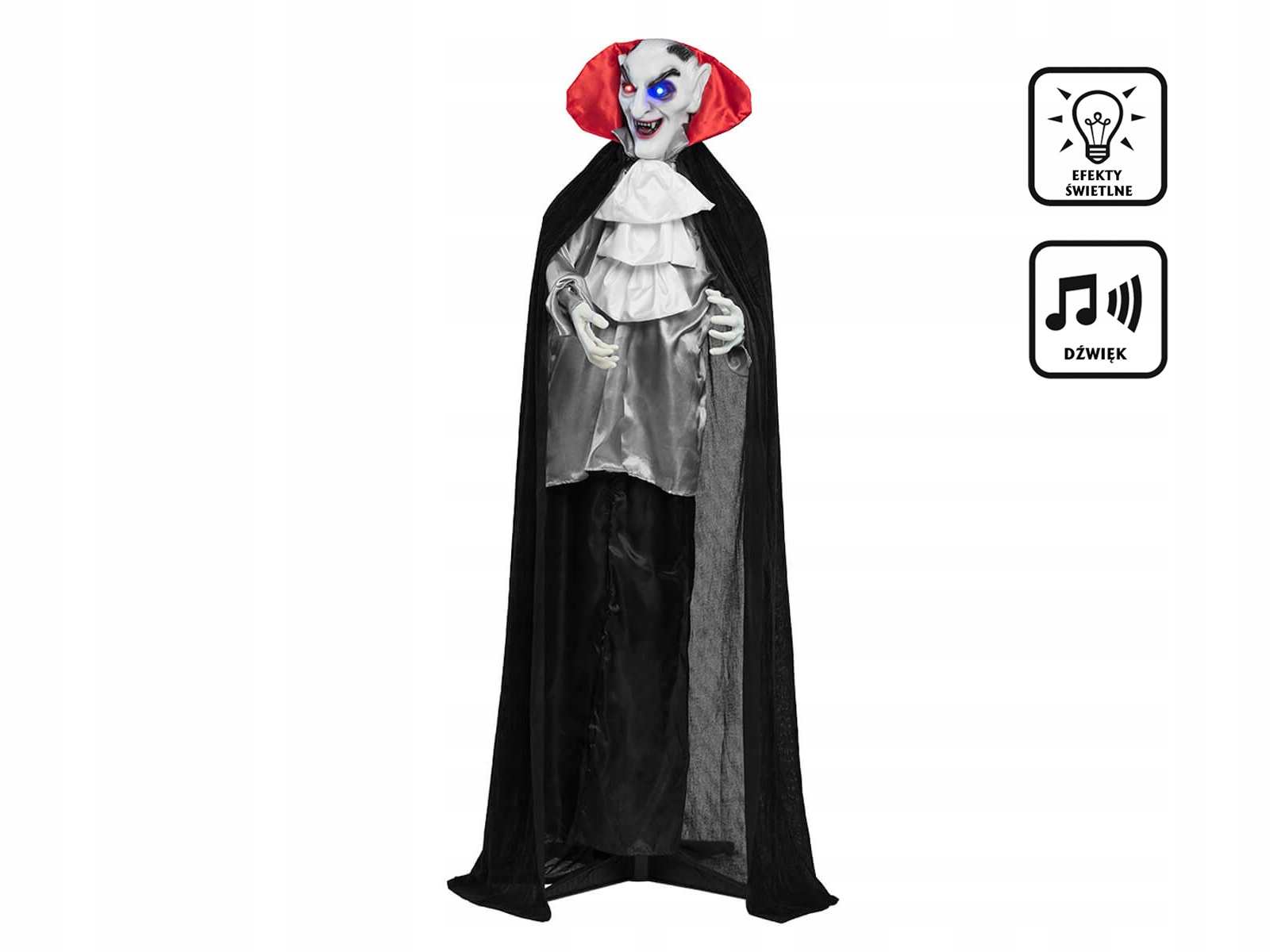 Dekorácia Zlovestný upír 165 cm Halloween