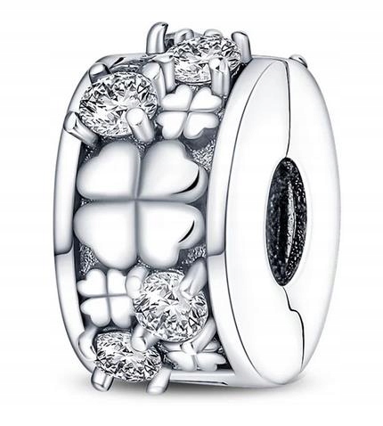 Stříbrný přívěsek Ag925 Stoper čtyřlístek IM0610424CH