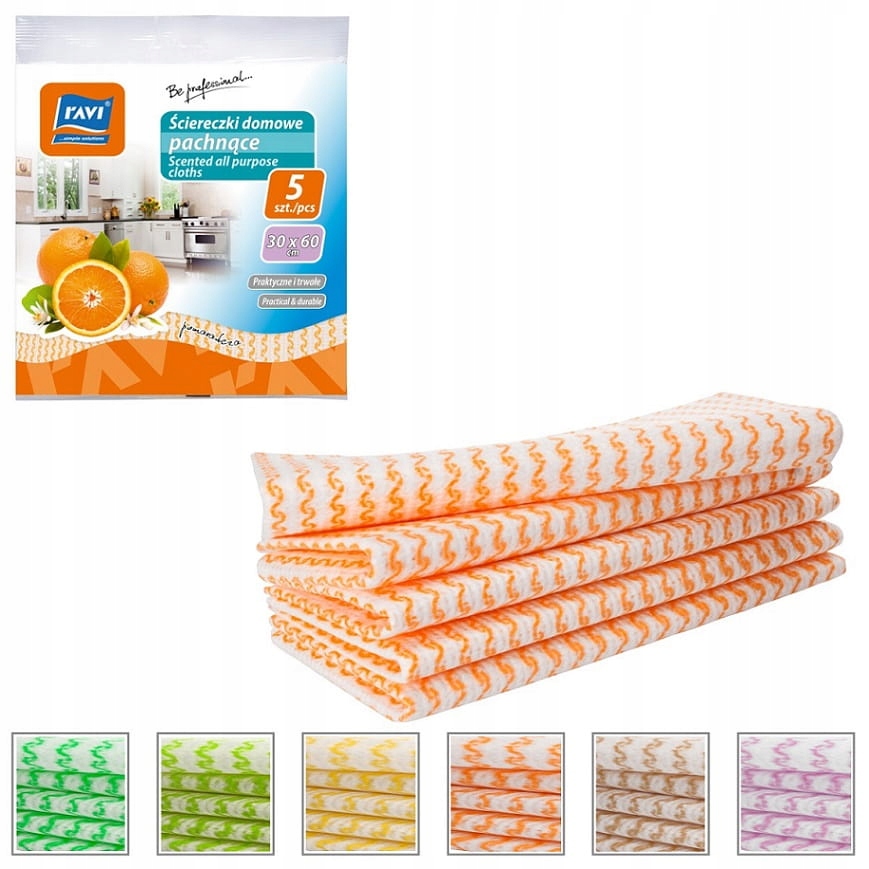 

Ściereczki domowe pachnące uniwersalne 5 szt.