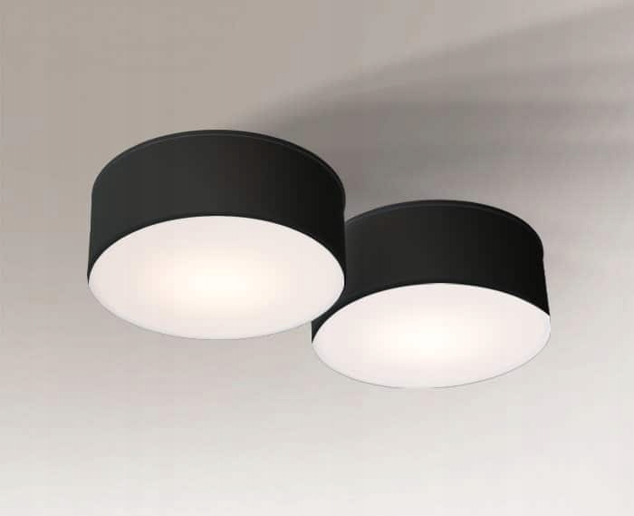 Stropné Svietidlo nástenná lampa Shilo model Zama čierna