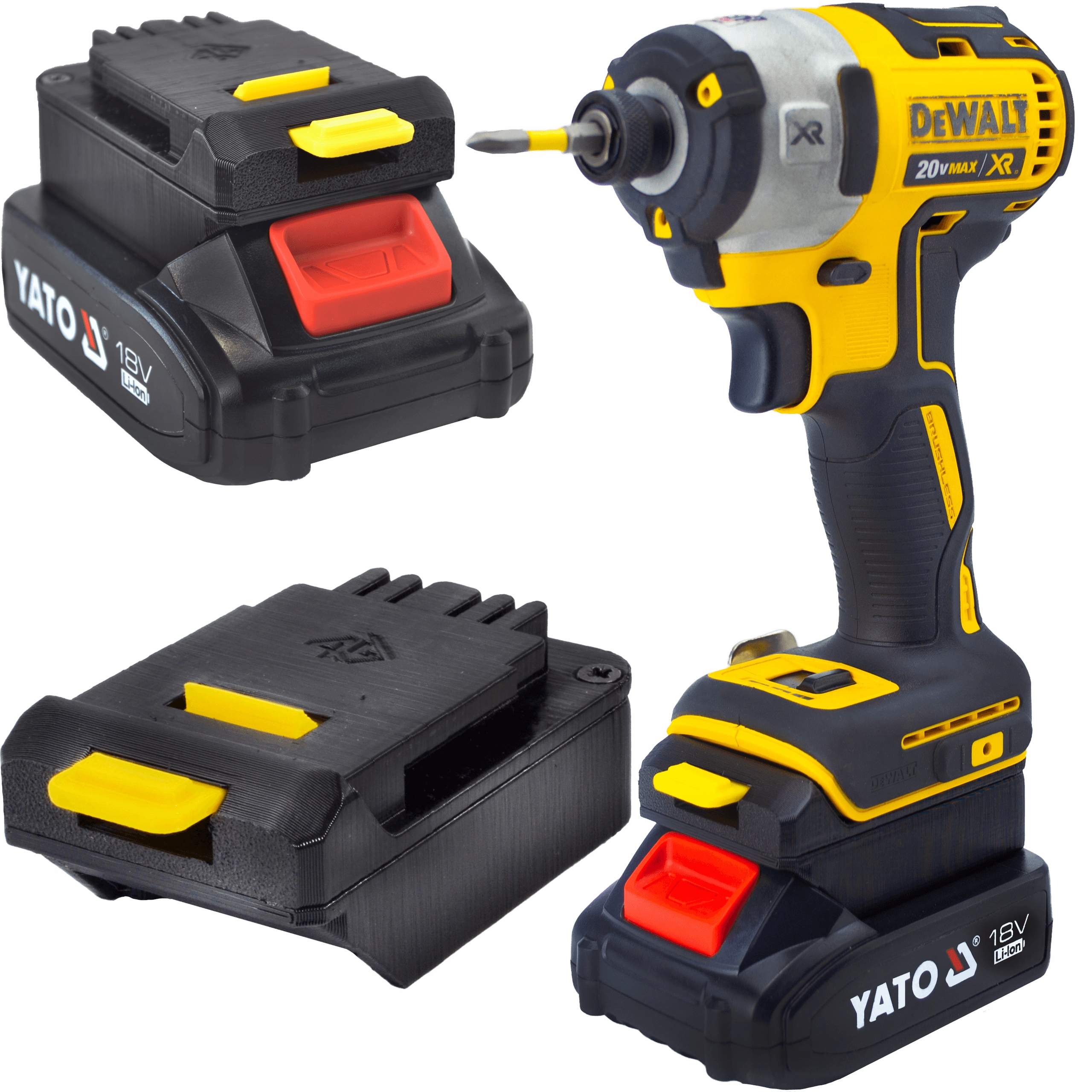 Adaptér Adaptéru Z Nástroje Dewalt Xr 18V Na Baterii Yato 18V