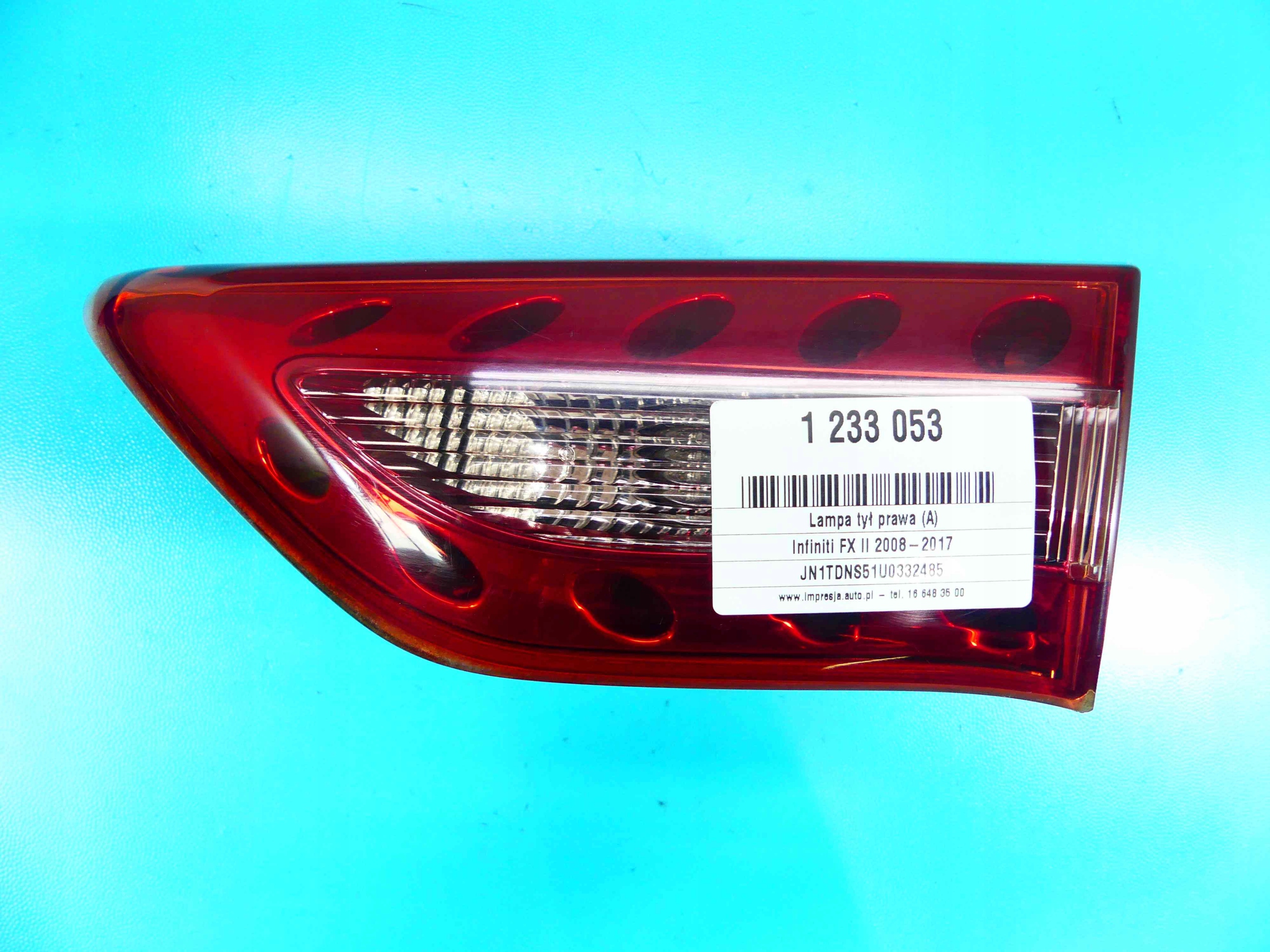 ФАРА ЗАД. ПРАВА ІНФІНІТІ FX II Qx70 EU