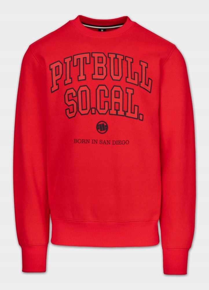 Pánská Mikina Pitbull So Cal Crewneck Potisk na přední straně Mikina Bez Kapuce