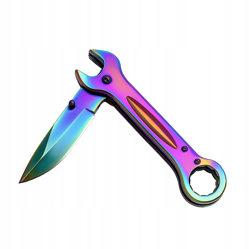 Nůž Očkový Plochý Opálový Barevný Ocelový 19 MM 14 MM Skládací