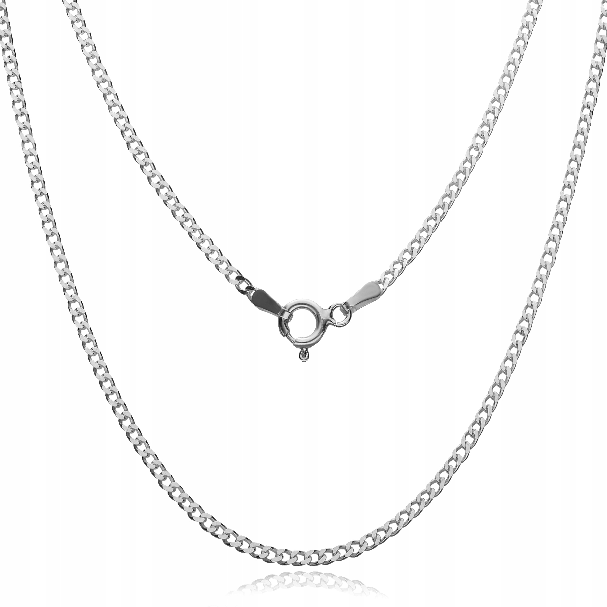 Pancerka Stříbrný Řetízek Dámský Pánský Au925 1.8 60 cm