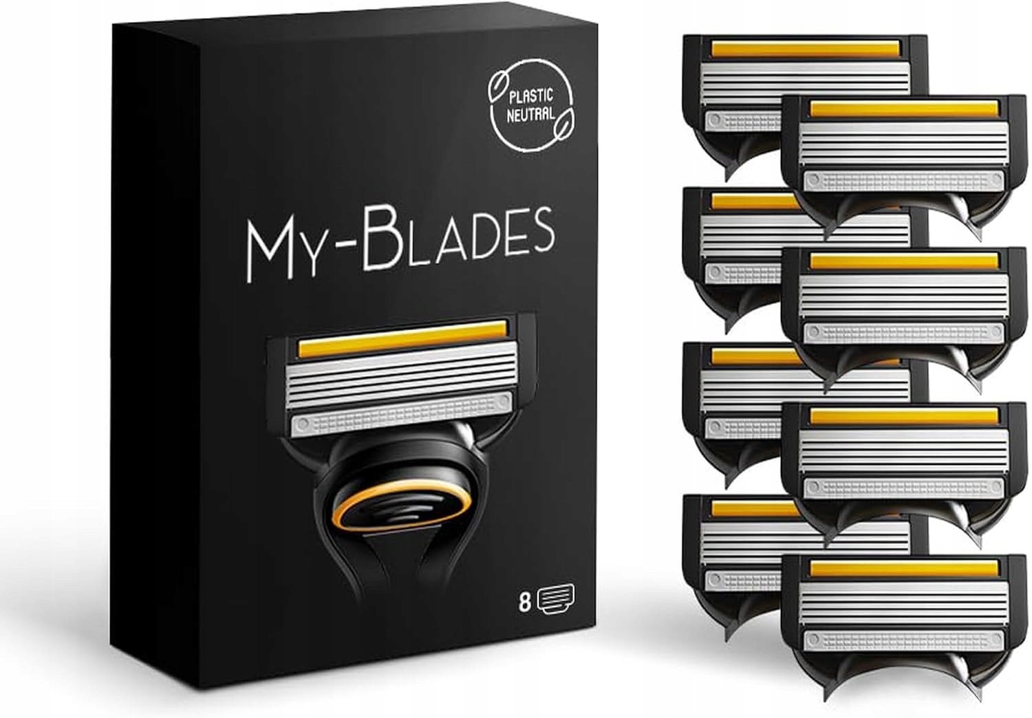 Gillette Fusion 5 náplní 8 kusů 5 čepelí My-Blades