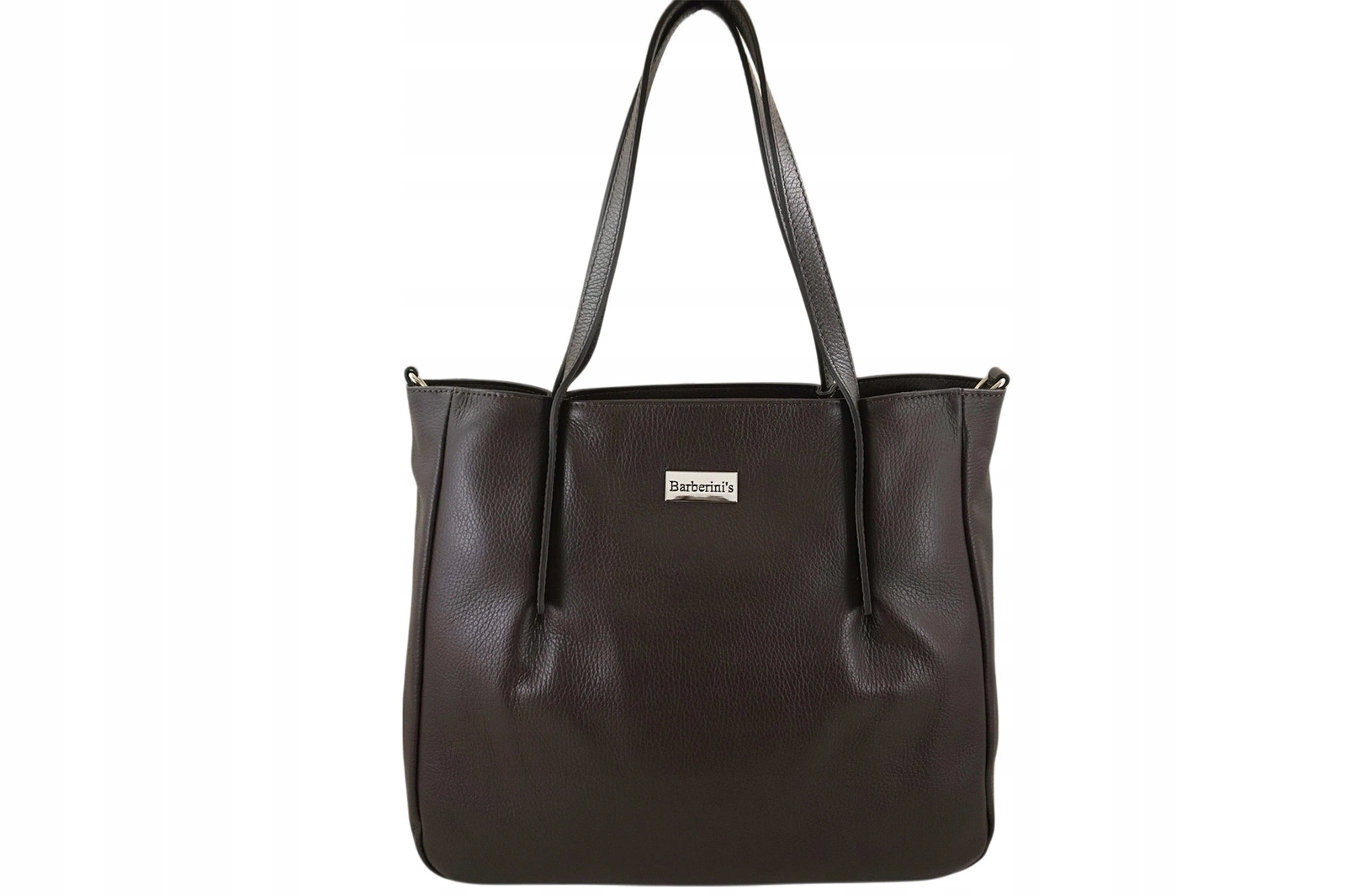 Dámská kožená nákupní taška Barberini's Hnědá tmavá univerzální