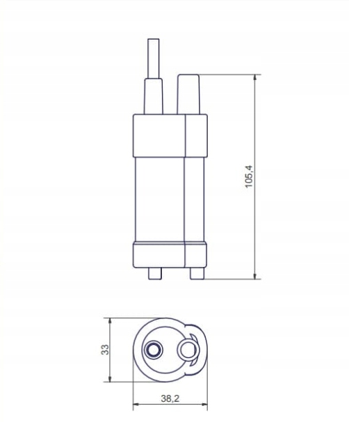 Pompka Comet 10L 0,55 BAR zanurzeniowa Made in DE kampera przyczepy kemping Numery katalogowe zamienników CM13000100