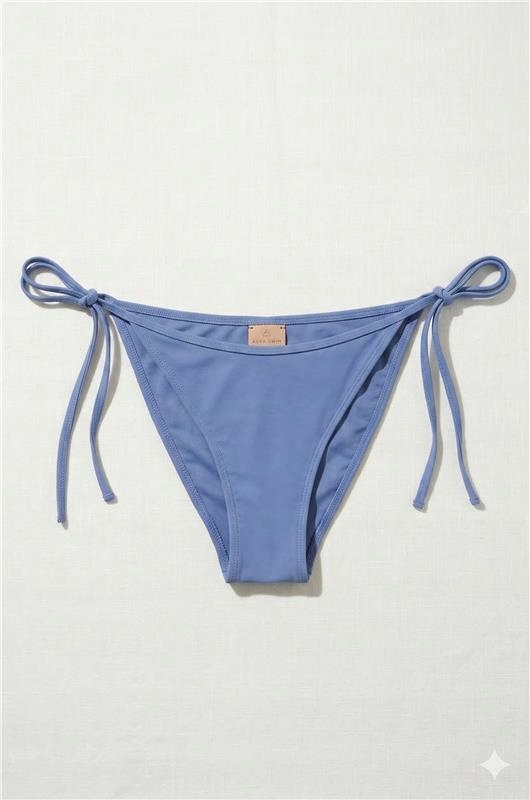 Tommy Jeans Dámské Plavkové Kalhotky Modré Se Zavazováním XL 6_A