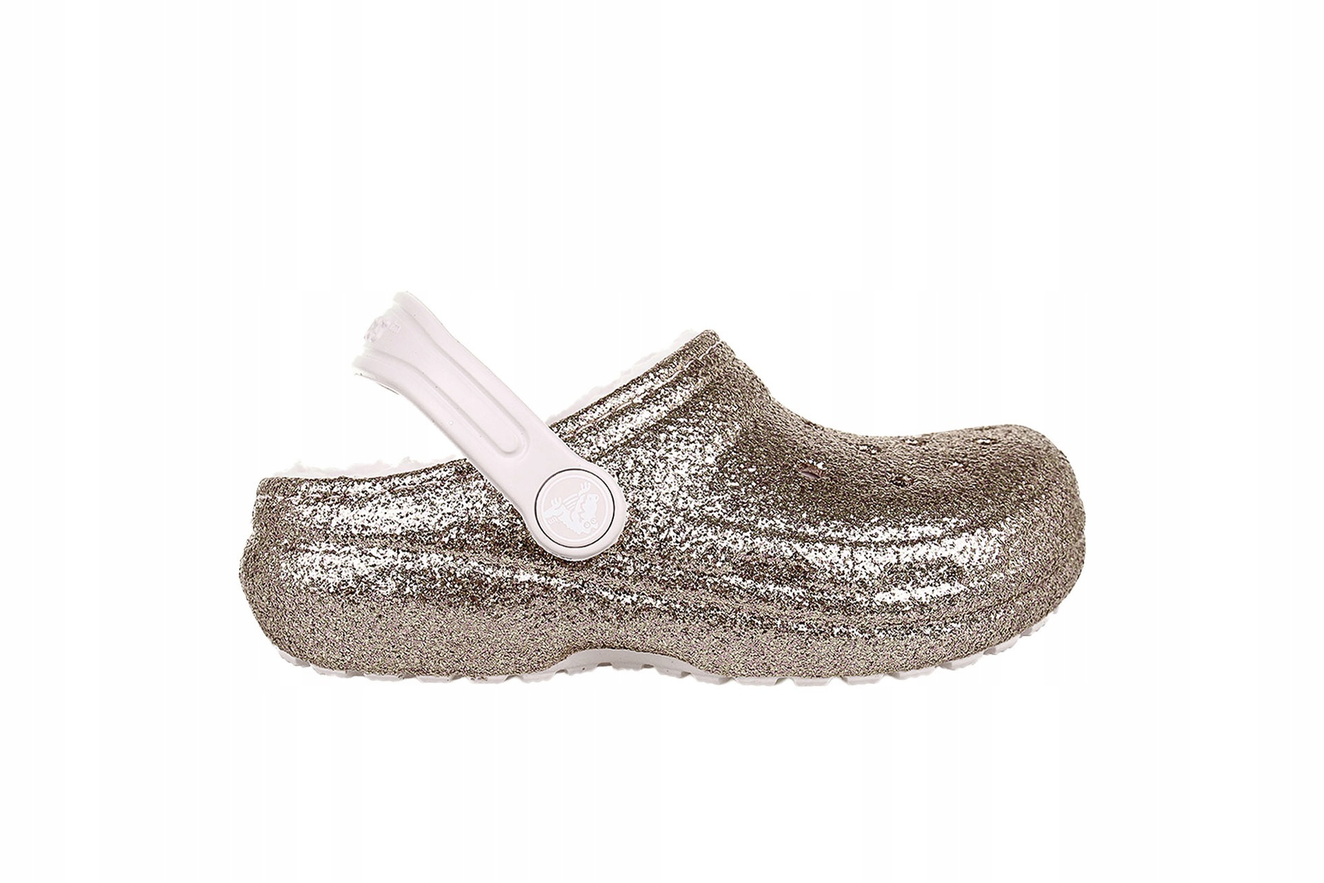 Klapki Crocs Classic Glitter Lined Clog 205937-2UB złoty 19/20