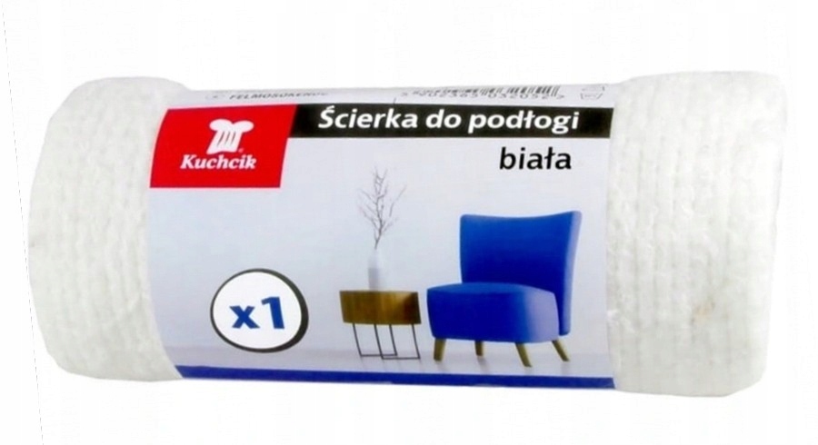 

Ścierka podłogowa do podłogi 50x60cm biała