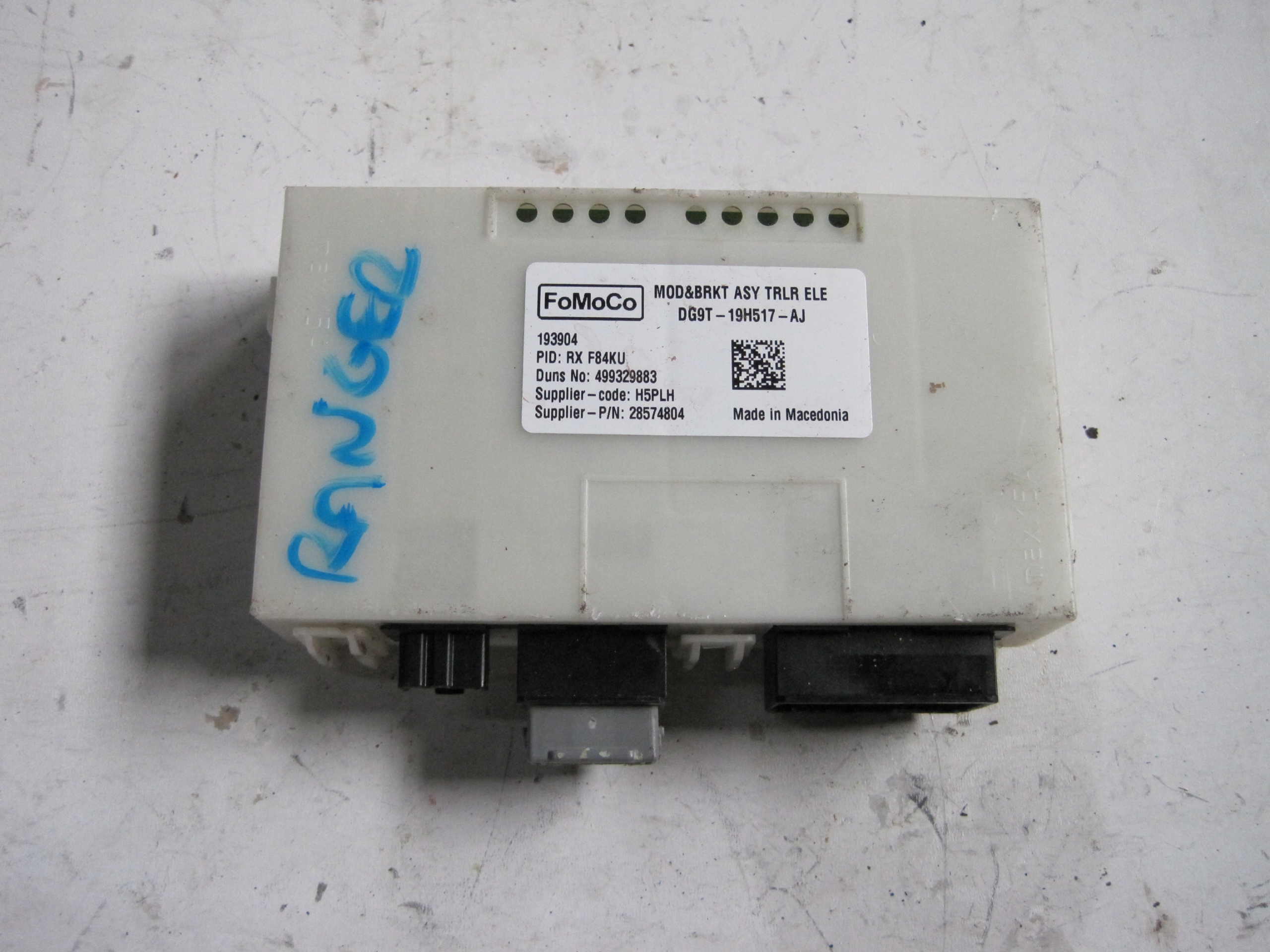 Moduł STEROWNIK HAKA FORD RANGER IV DG9T-19H517-AJ