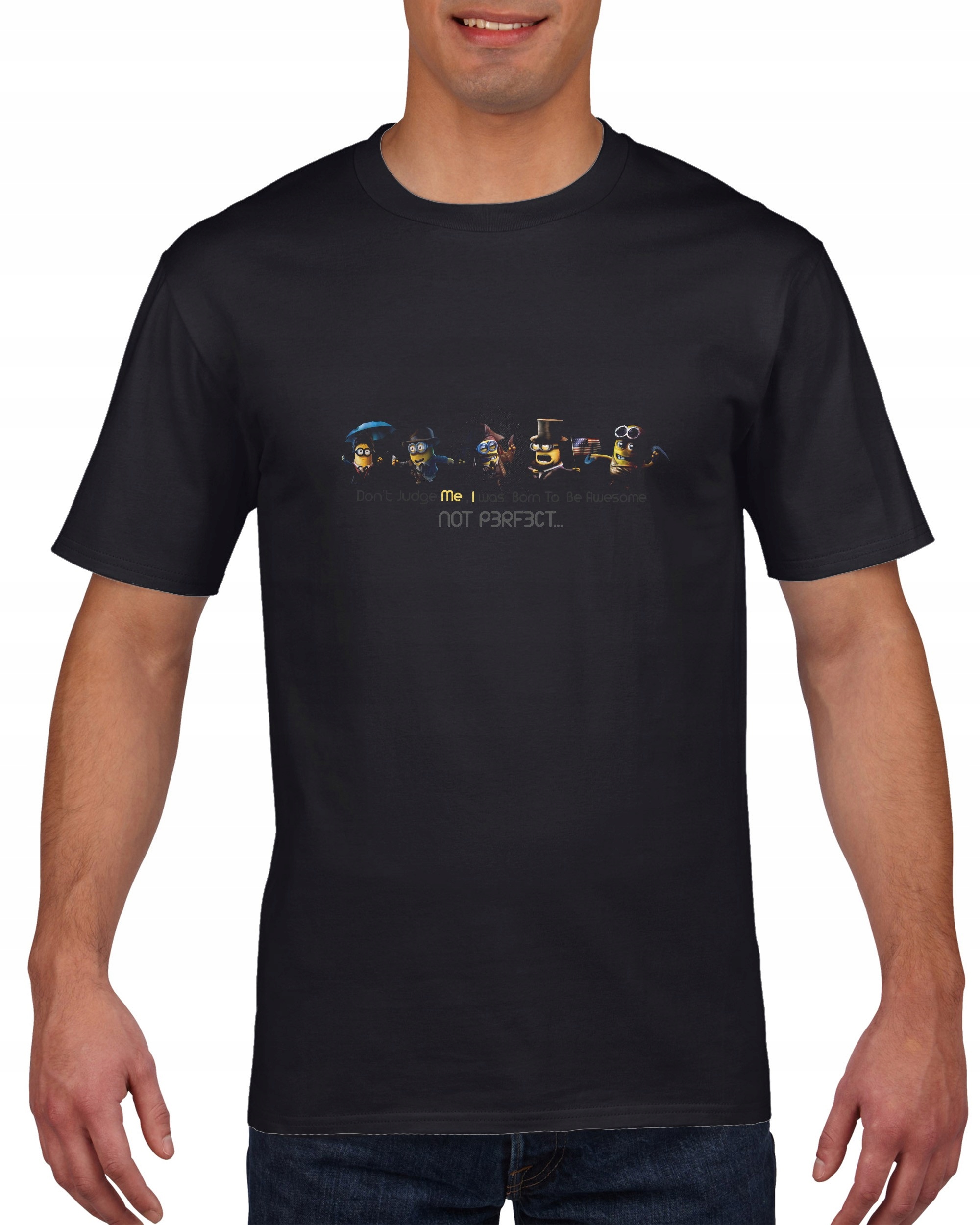 

Koszulka meska Minionki Gru Dave Bob Kevin c S