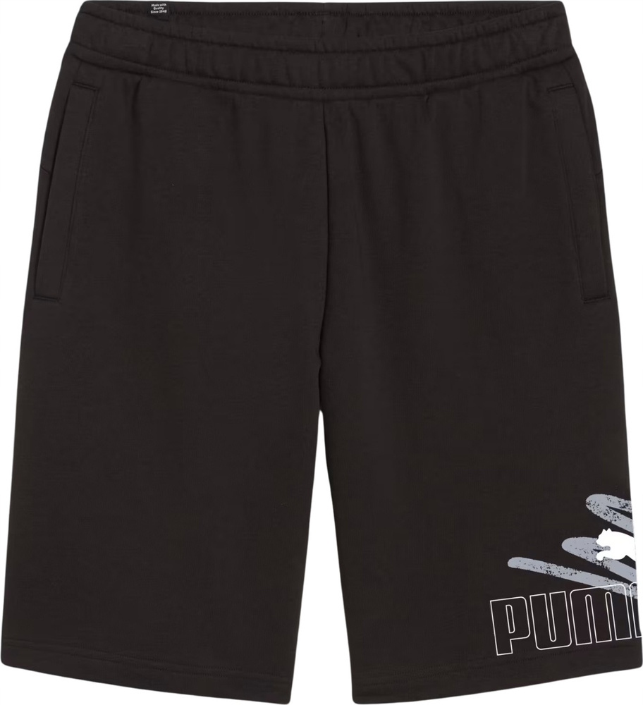Kraťasy Puma Ess+ Logo Lab Graphic Shorts 10 Černé 678989 01 velikost M
