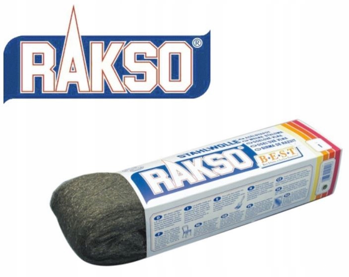 

Welna stalowa Stahlwolle Rakso 200g granulacja 3