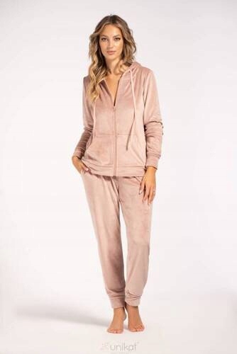 Teplákovka dámský velurový s mikinou na zip Unikát Maja Produkt Polský XL