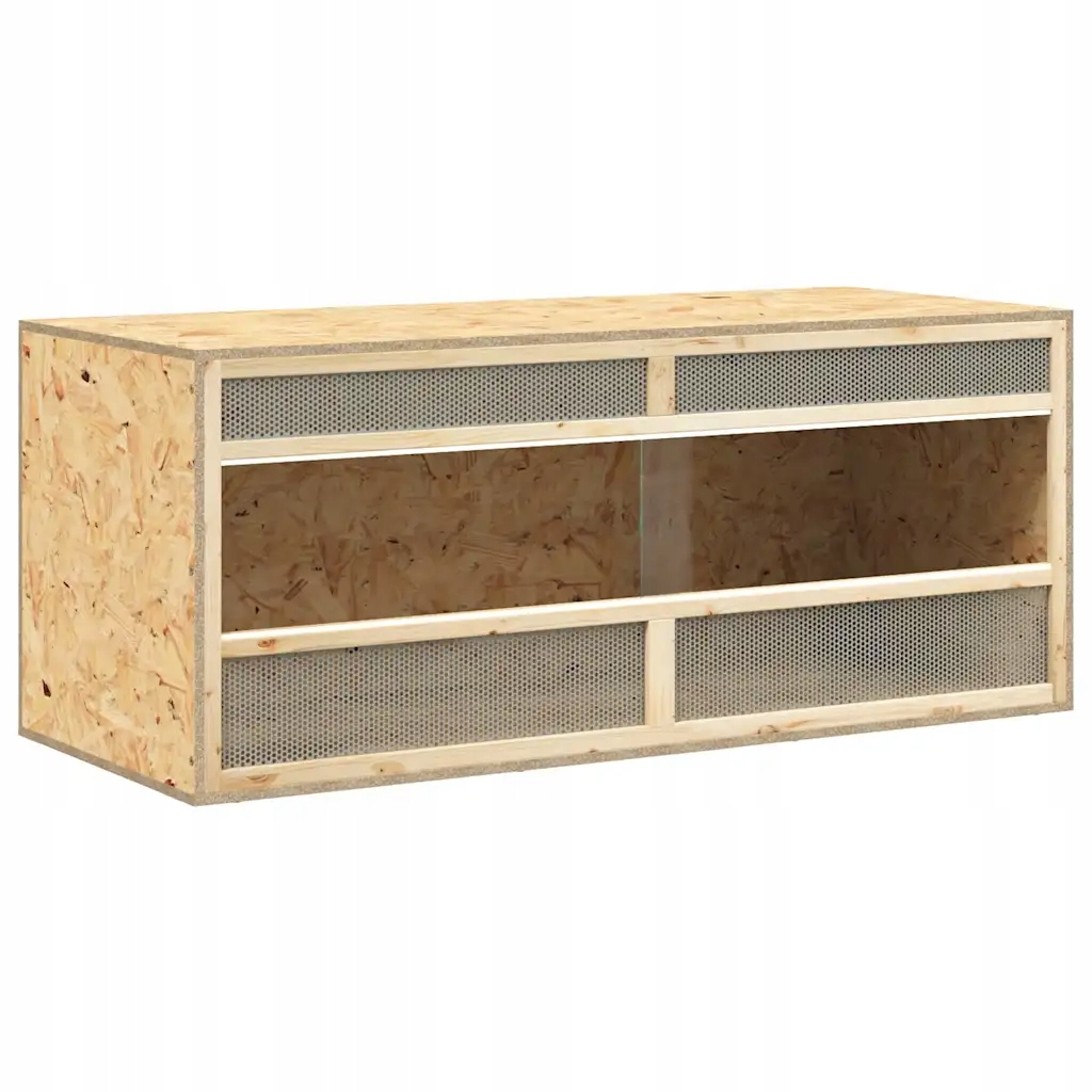 Levně Terárium pro plazy z dřevěného materiálu a skla 120x50x50 cm