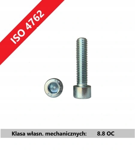 

Śr. imbusowa pgw M 6×60-8.8 oc.B Iso 4762 10 szt