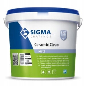 Baza ln farba ceramiczna ceramic clean biały mat 10l sigma Coatings