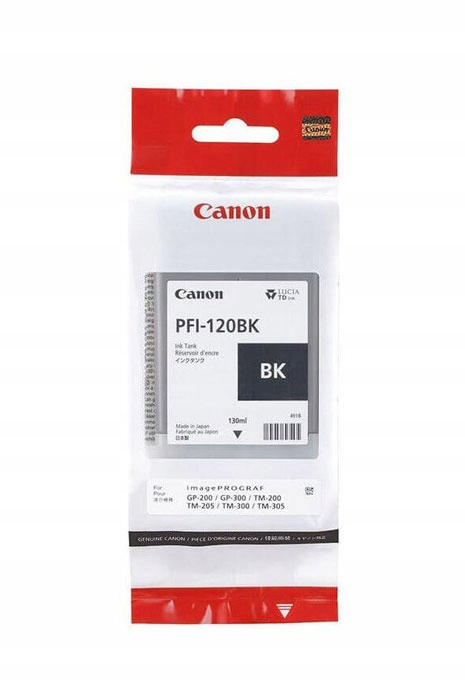 Originálny atrament Black Canon PFI-120BK PFI120BK (2885C001)