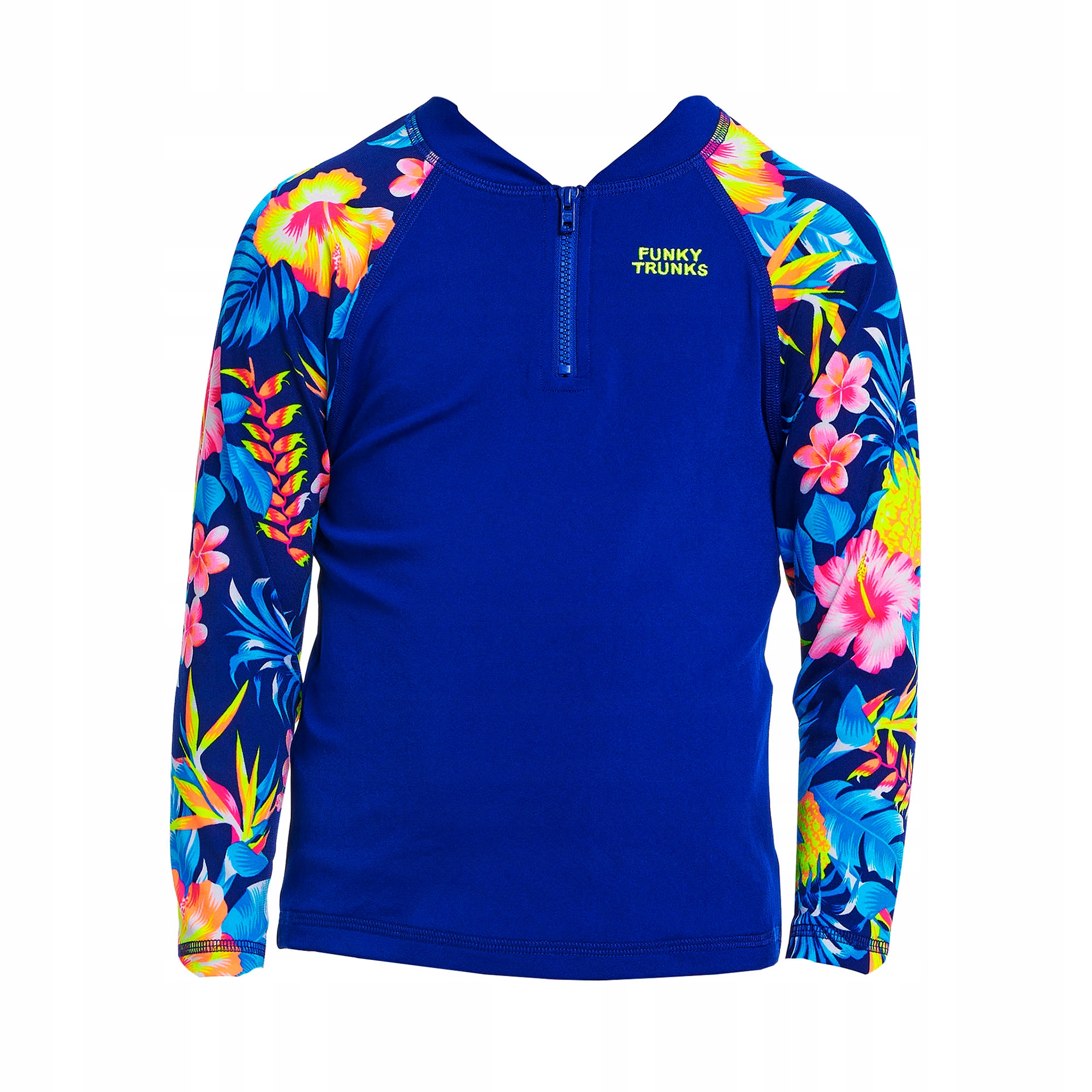 Koszulka do pływania dziecięca Funky Trunks Zippy Rash Vest in bloom 98